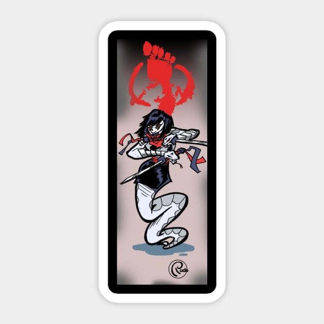 Karai of the Foot clan! Sticker by Rudeman